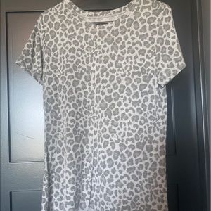 Gray leopard shirt!